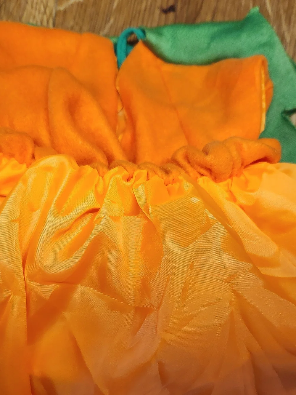 Orange Pumpkin Costume with Hat and Booties New 06-12 Months
